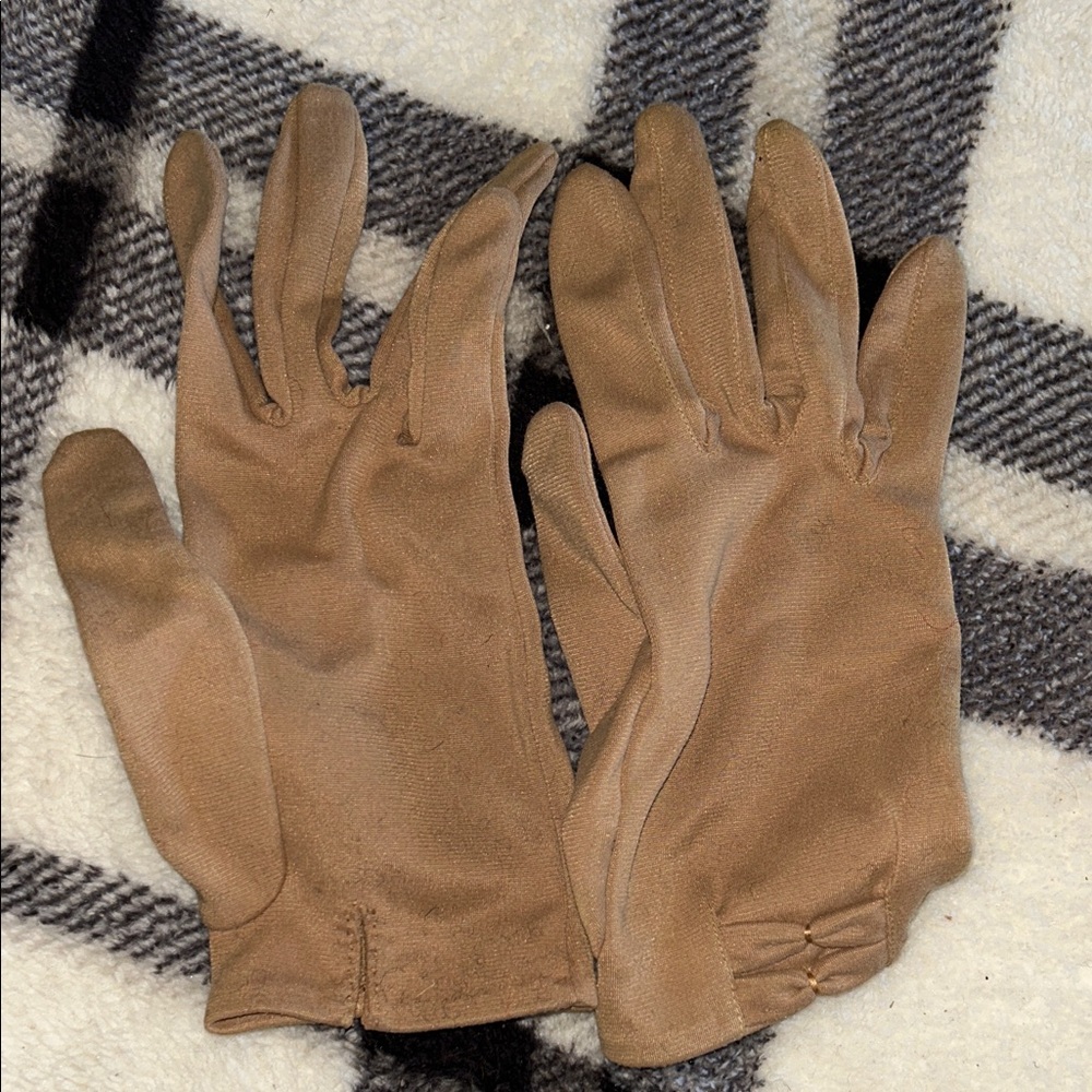 Tan Suede Men's Gloves
